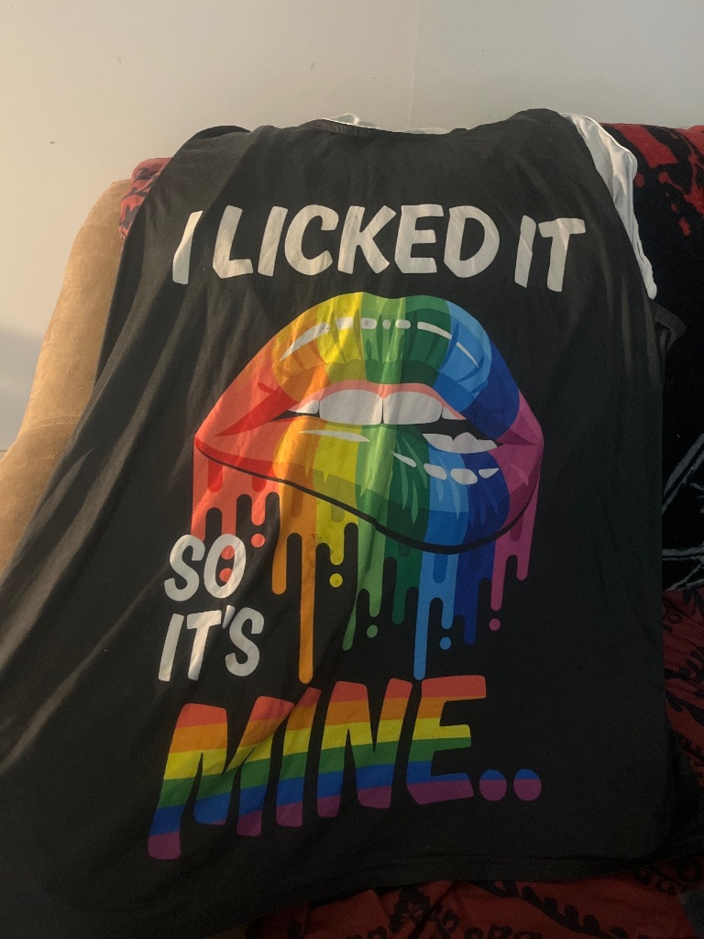 Rainbow shirt tank womens
